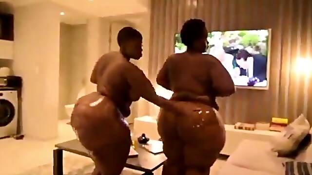 BBW black milfs enjoying some wild girl on girl action