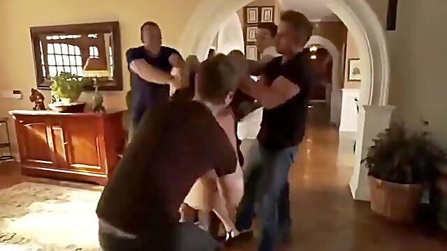Cute harlot featuring hot gangbang porn video