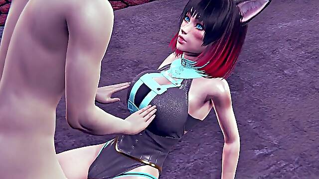 Big-titted kitten Ears Anime girl – Sensational Street Breast Massage, Vibrator Play, and Ultimate Wet Squirt