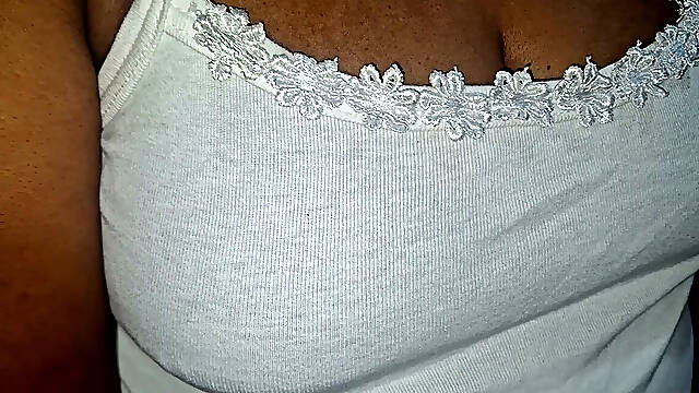 Shy Stepmom with Perfect body show