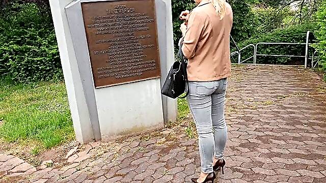 Uncomfortable brown Jimmy Choo high heels HD wmv 1920x1080