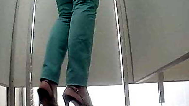 Hidden cam in the toilet