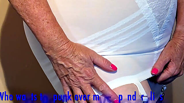 Aunty Sandra Rago Girdle & Rht Stockings 61