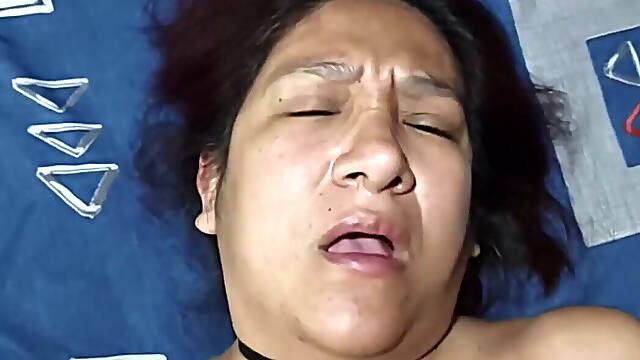 Mexican Brunette MILF Gets Fucked in Her Red Dress